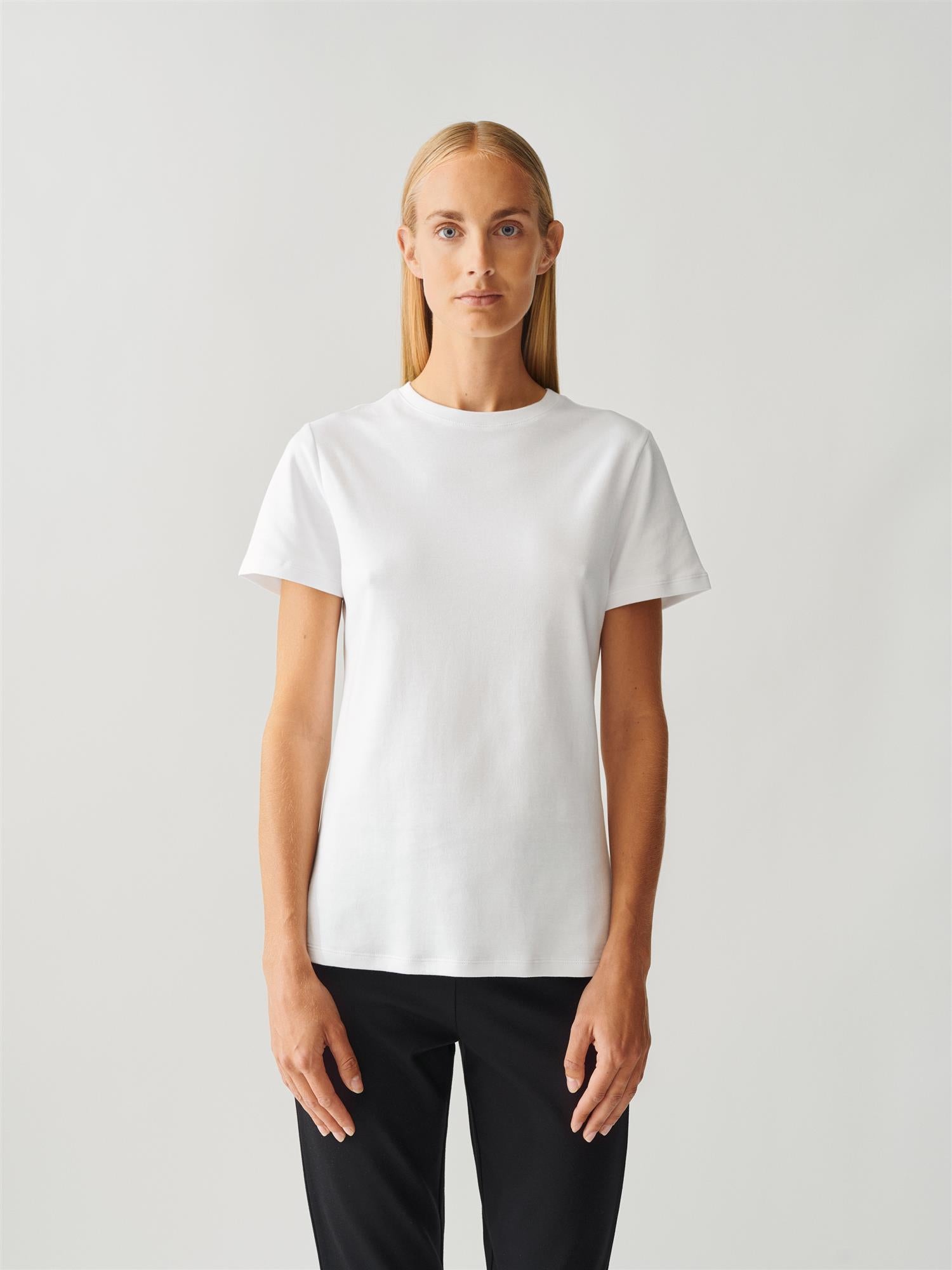 Agnes Tee White T-skjorter
